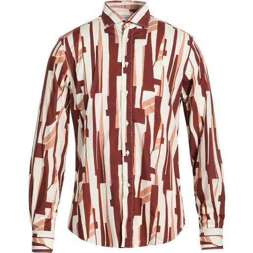 BOGLIOLI - camicia fantasia - porpora