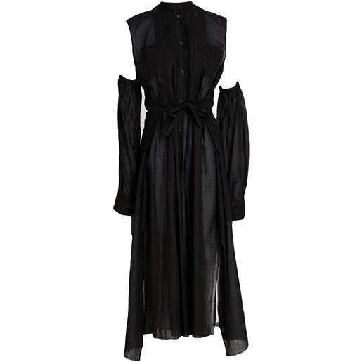 MASNADA - vestito chemisier - nero