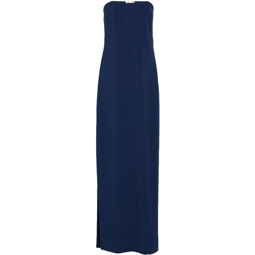 ELISABETTA FRANCHI - vestito lungo - blu notte