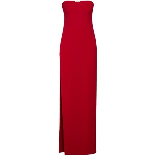 ELISABETTA FRANCHI - vestito lungo - rosso
