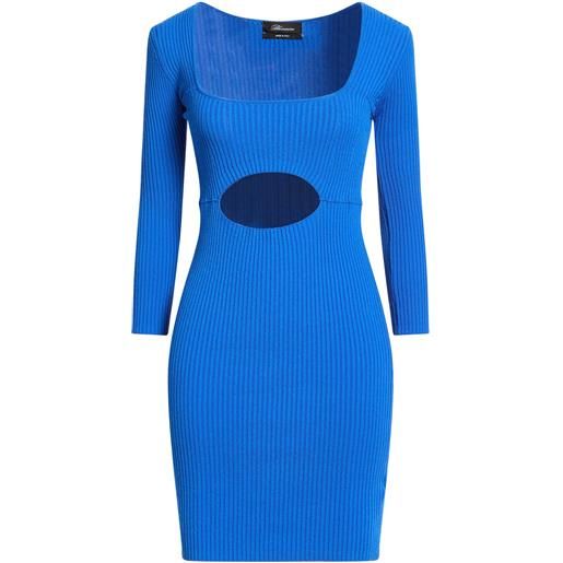 BLUMARINE - tubino - blu china