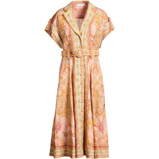 ZIMMERMANN - vestito chemisier - rosa
