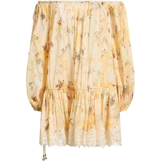 ZIMMERMANN - vestito corto - albicocca