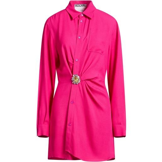 MOSCHINO - vestito chemisier - magenta