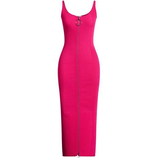 RABANNE - tubino - fucsia