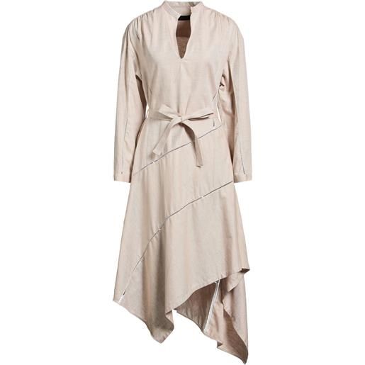 EUDON CHOI - vestito midi - beige