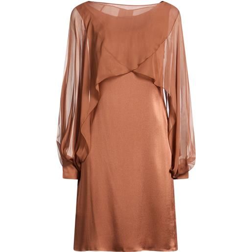 ALBERTA FERRETTI - vestito corto - bronzo