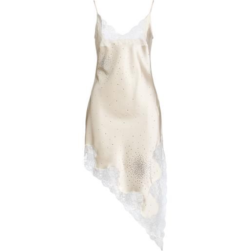 GIUSEPPE DI MORABITO - slip dress - avorio