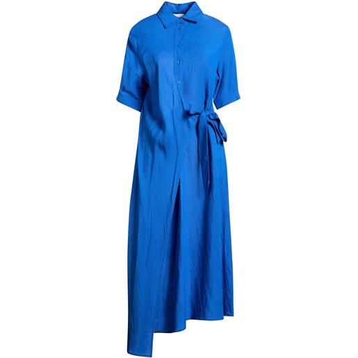 J'M DESIGN - vestito chemisier - blu china