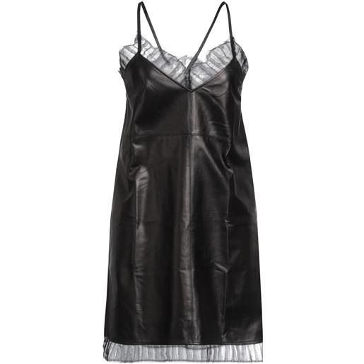DONDUP - slip dress - nero