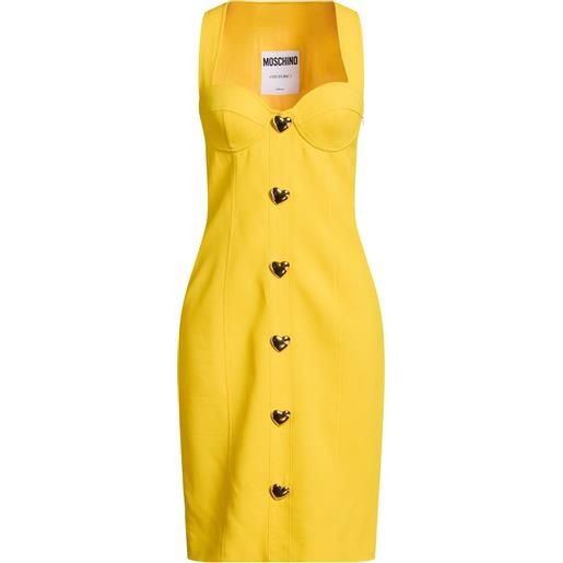 MOSCHINO - tubino - giallo