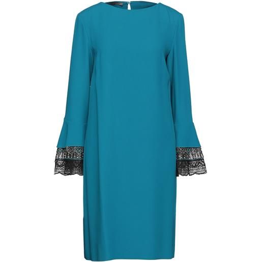 ALBERTA FERRETTI - vestito corto - verde petrolio