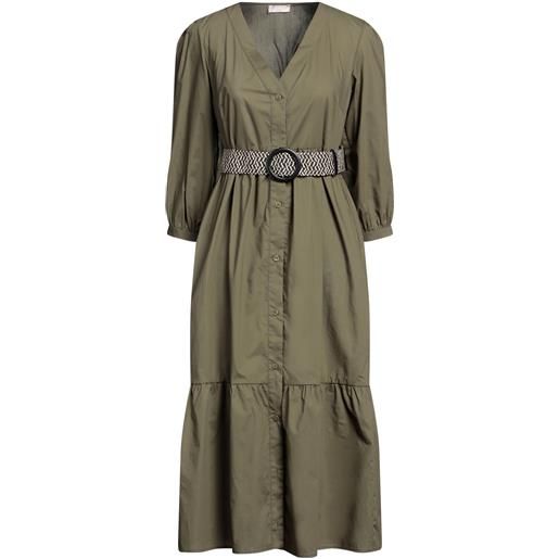 LIU -JO - vestito chemisier - verde militare