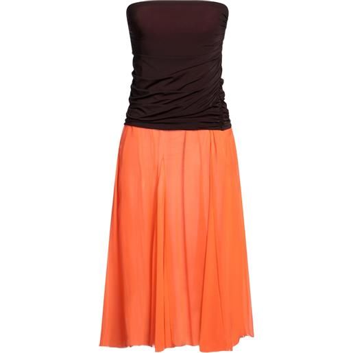 TORY BURCH - vestito estivo - arancione
