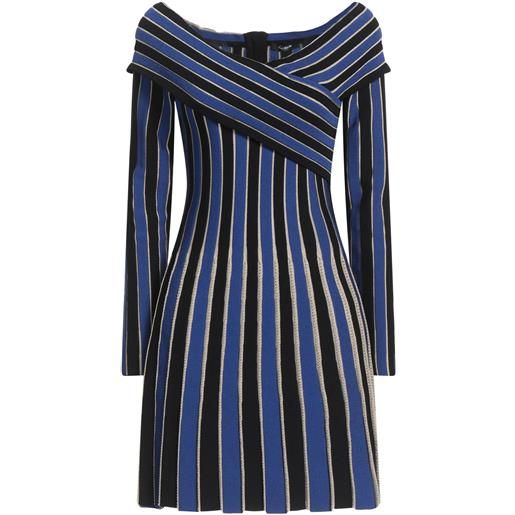 BALMAIN - vestito corto - viola