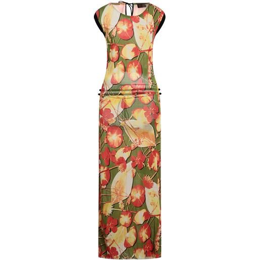 TRUSSARDI - vestito lungo - verde
