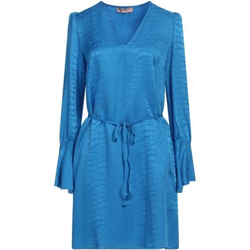 TWINSET - vestito corto - azzurro