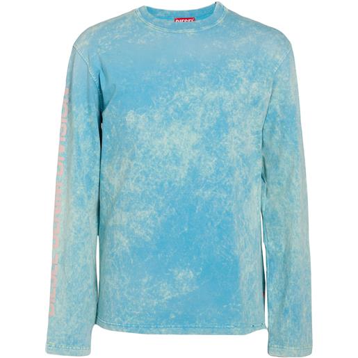 DIESEL - t-shirt - azzurro