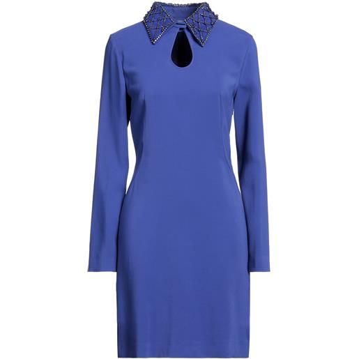 ALBERTA FERRETTI - vestito corto - blu china