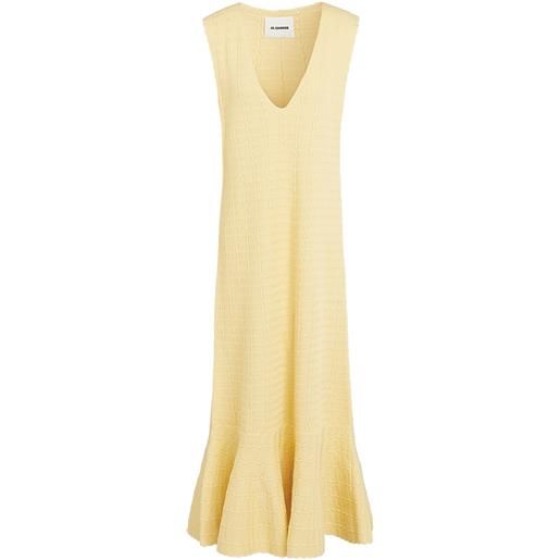 JIL SANDER - vestito estivo - giallo