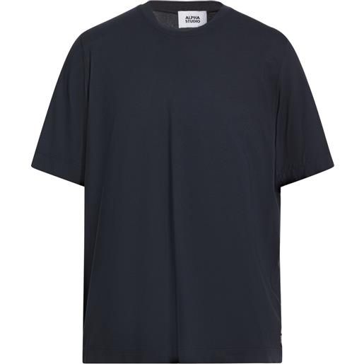 ALPHA STUDIO - basic t-shirt - blu notte