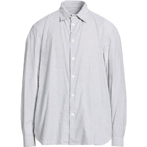 GRIFONI - camicia a righe - antracite