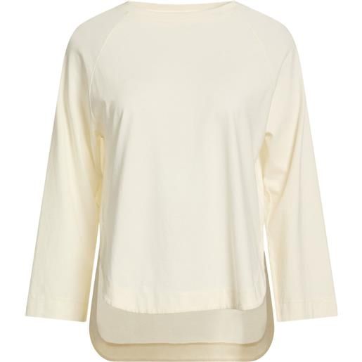 ALPHA STUDIO - basic t-shirt - off white