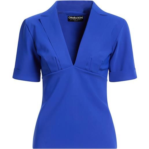 CHIARA BONI LA PETITE ROBE - top - blu china