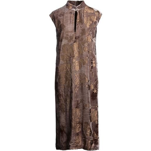 GENTRYPORTOFINO - vestito midi - nocciola