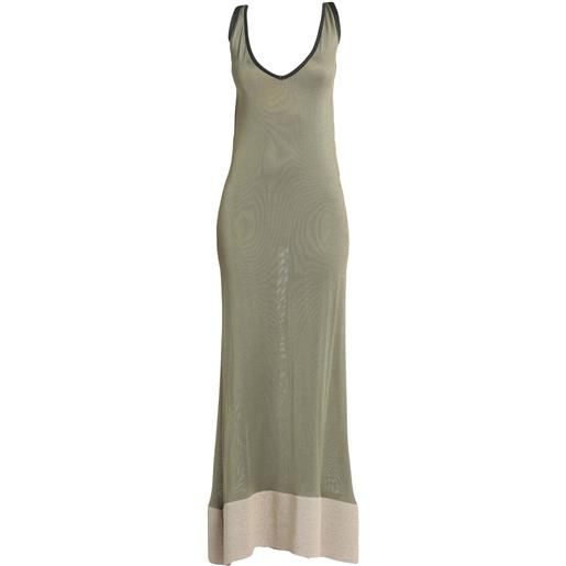 JACQUEMUS - vestito estivo - verde salvia