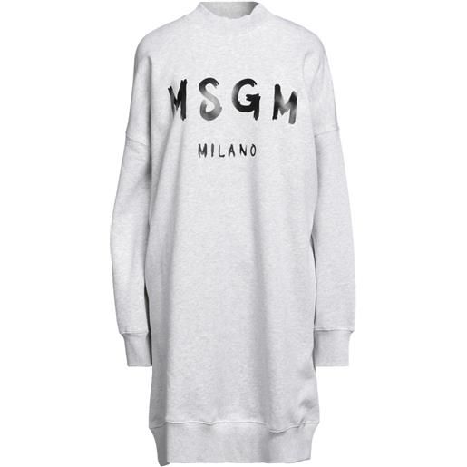 MSGM - vestito corto - grigio chiaro