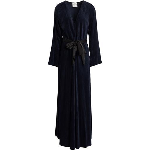 FORTE_FORTE - vestito lungo - blu notte