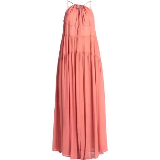 DONDUP - vestito lungo - rosa antico