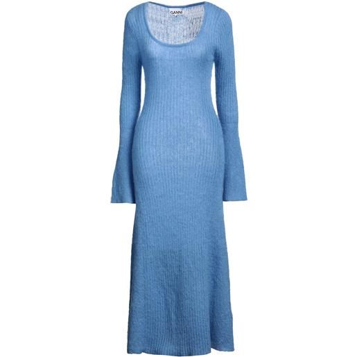 GANNI - vestito da ufficio - blu chiaro