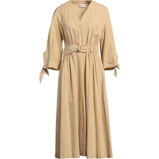 OTTOD'AME - vestito midi - beige