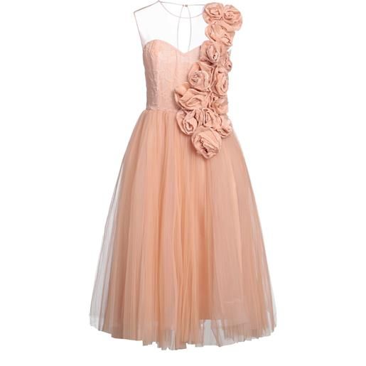 ELISABETTA FRANCHI - vestito da cerimonia - cipria