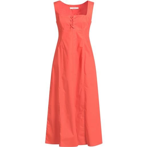 19.70 NINETEEN SEVENTY - vestito estivo - rosso pomodoro