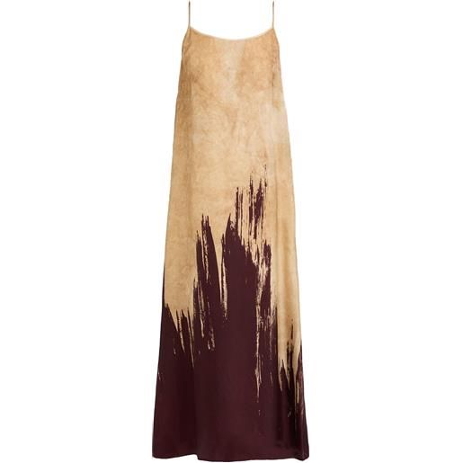 UMA WANG - slip dress - sabbia