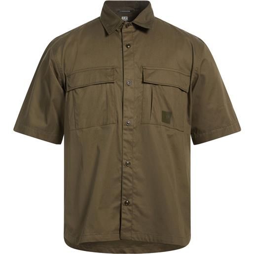 C.P. COMPANY - camicia regular fit - verde militare