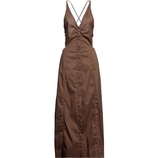GANNI - vestito da cerimonia - marrone