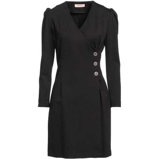 TWINSET - vestito a portafoglio - nero
