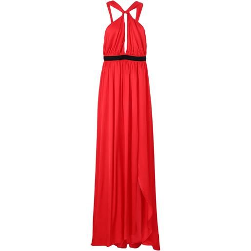 PINKO - vestito lungo - rosso