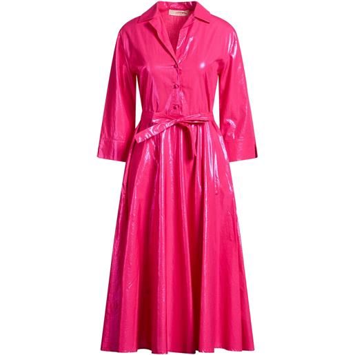JUCCA - vestito chemisier - fucsia