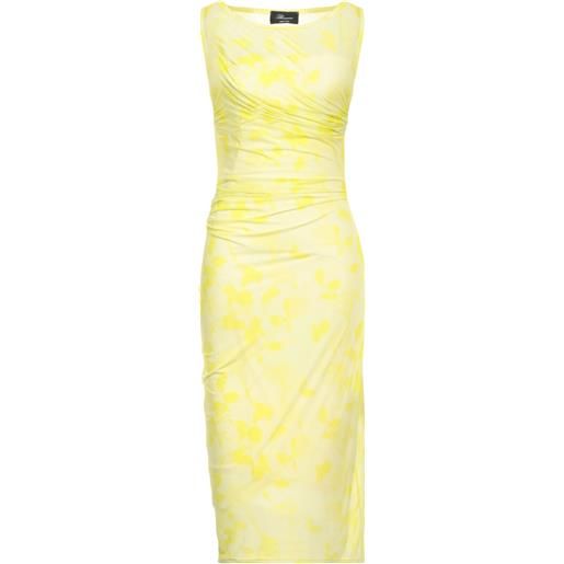 BLUMARINE - tubino - giallo pastello