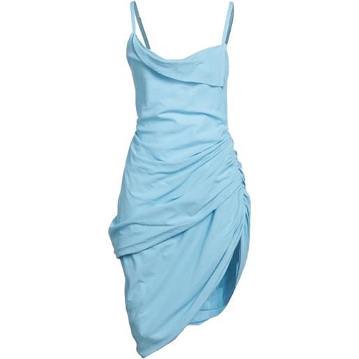 JACQUEMUS - vestito corto - celeste