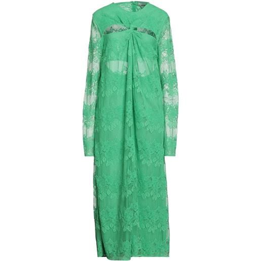 GANNI - vestito lungo - verde