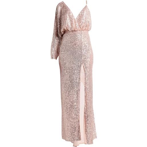 ELISABETTA FRANCHI - vestito lungo - cipria