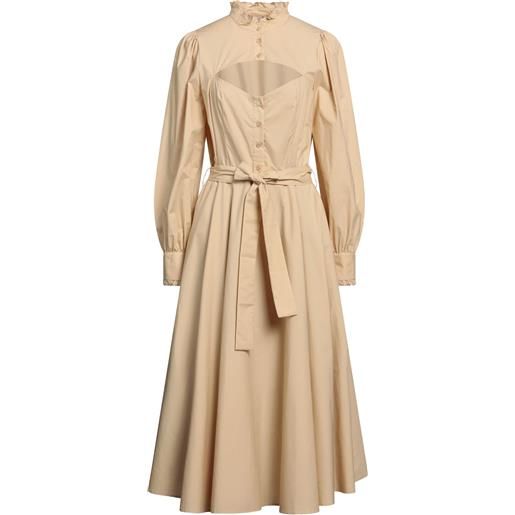 TWINSET - vestito chemisier - beige