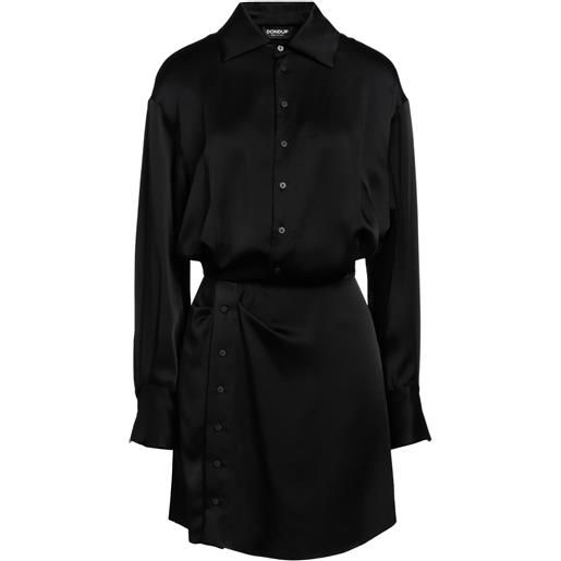DONDUP - vestito chemisier - nero