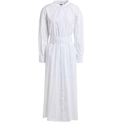 ALPHA STUDIO - vestito chemisier - bianco